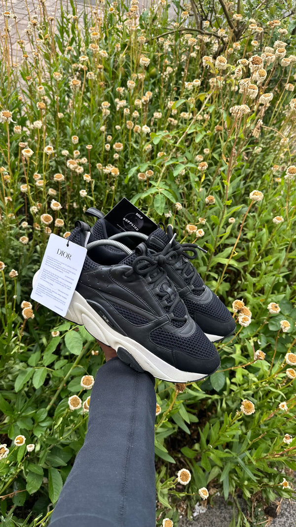 Dior B22 Black / White Trainers  - Uk | 10